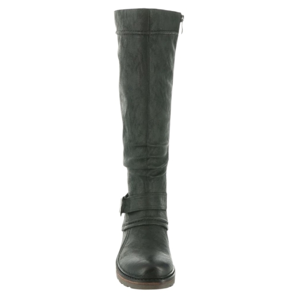 WANDERLUST FIONA3 wide cafe vegan leather knee high winter boots NIB 8.5W - Picture 3 of 16
